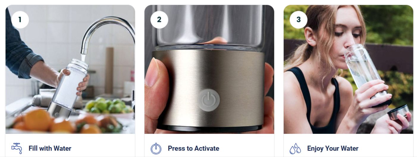AquaFusion Hydrogen Bottle How to use