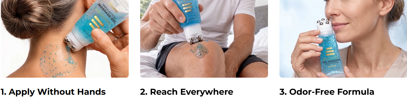 Kinzeno Magnetic Gel Roller How to use