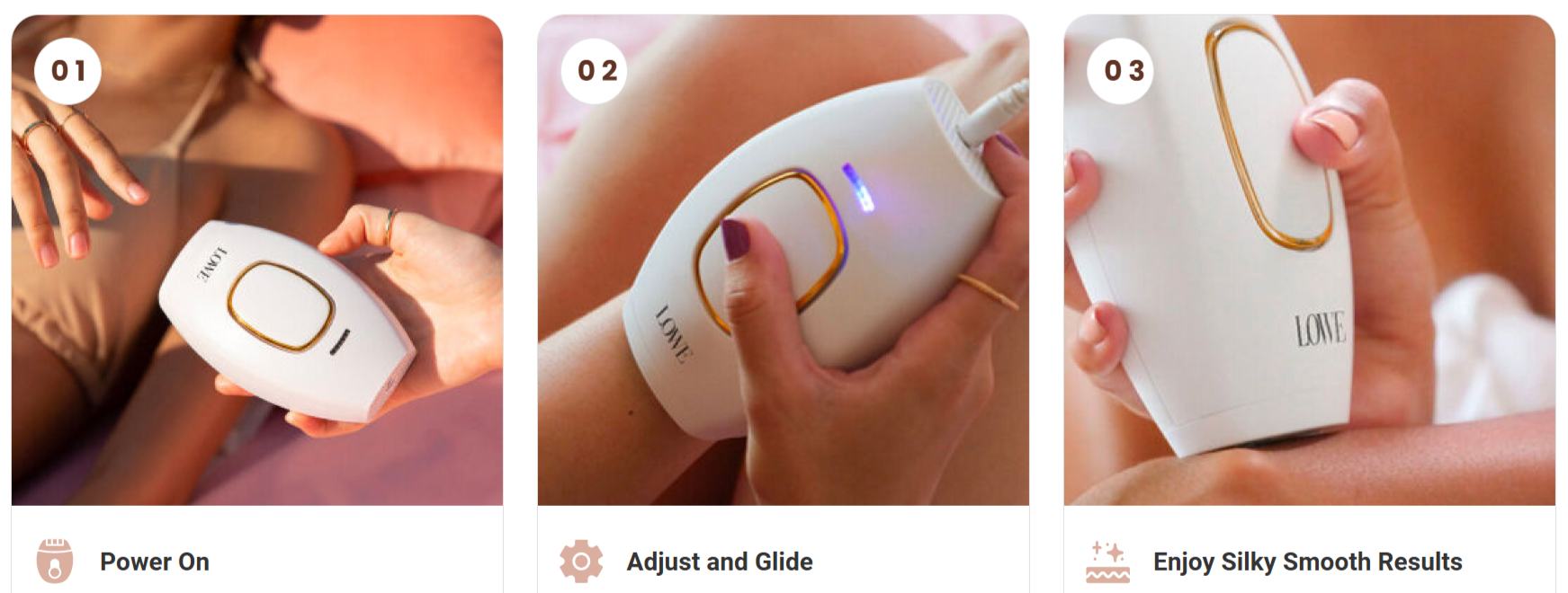 LoweSkin Laser Epilator How to use
