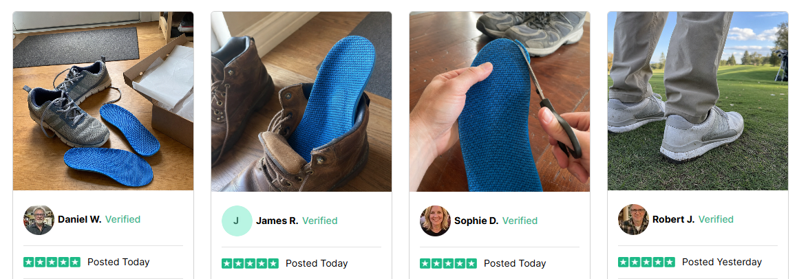 Hewelth Arch Insoles - Customer Reviews