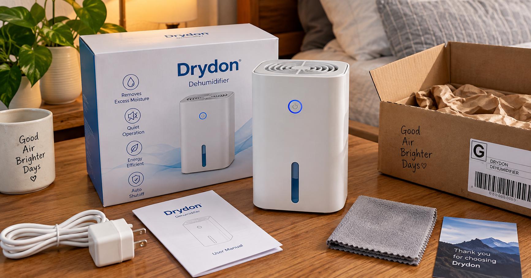 Drydon Dehumidifier Unboxing