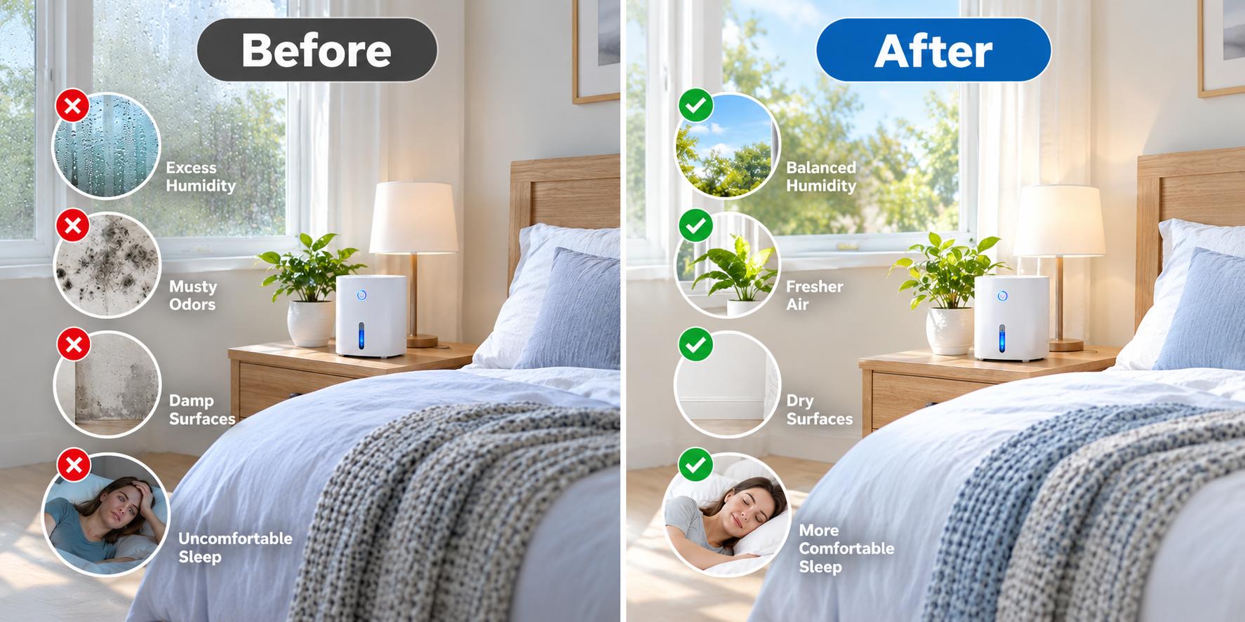 Drydon Dehumidifier Before and After
