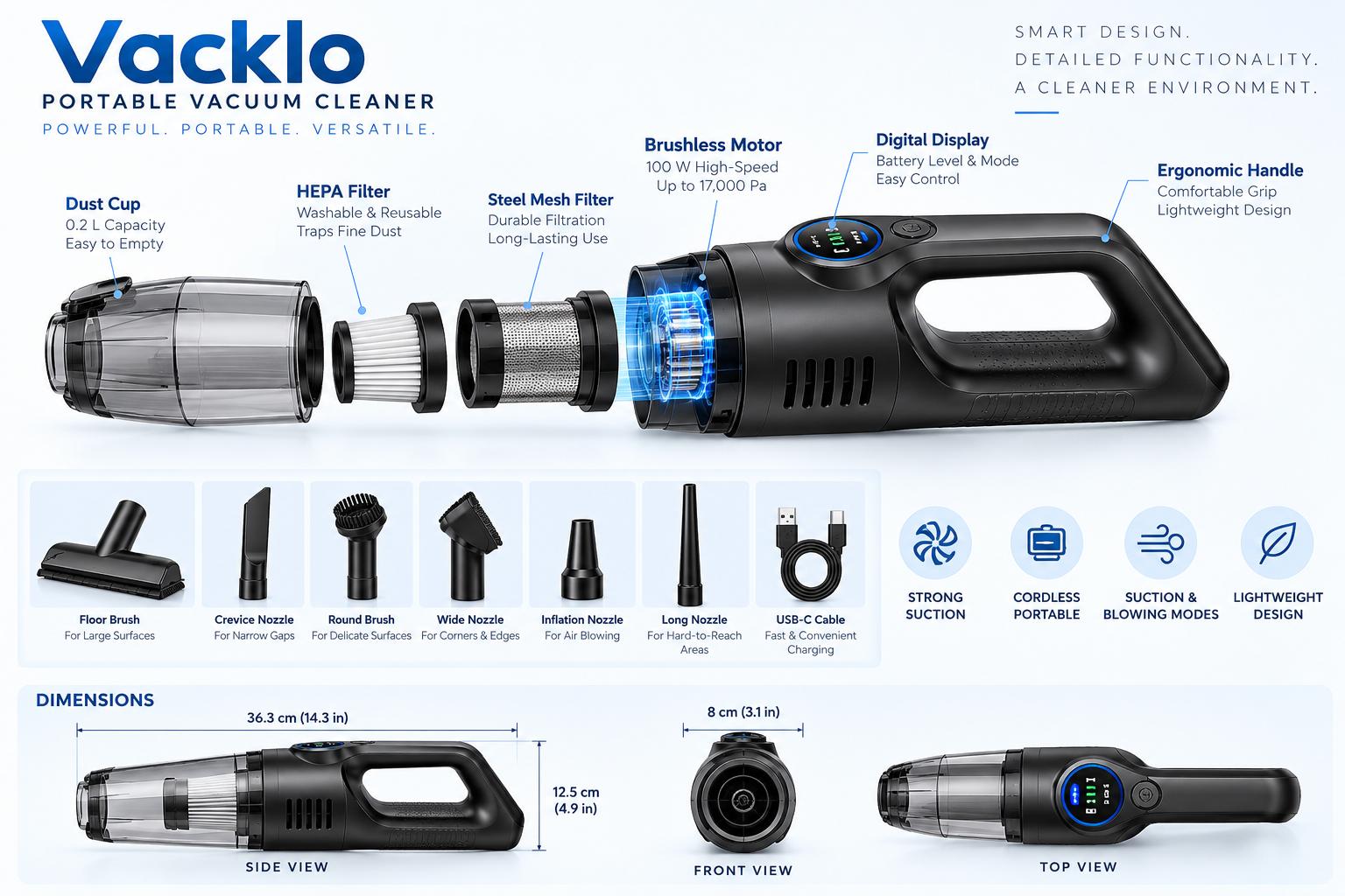 Vacklo Portable Vacuum Cleaner Reviews