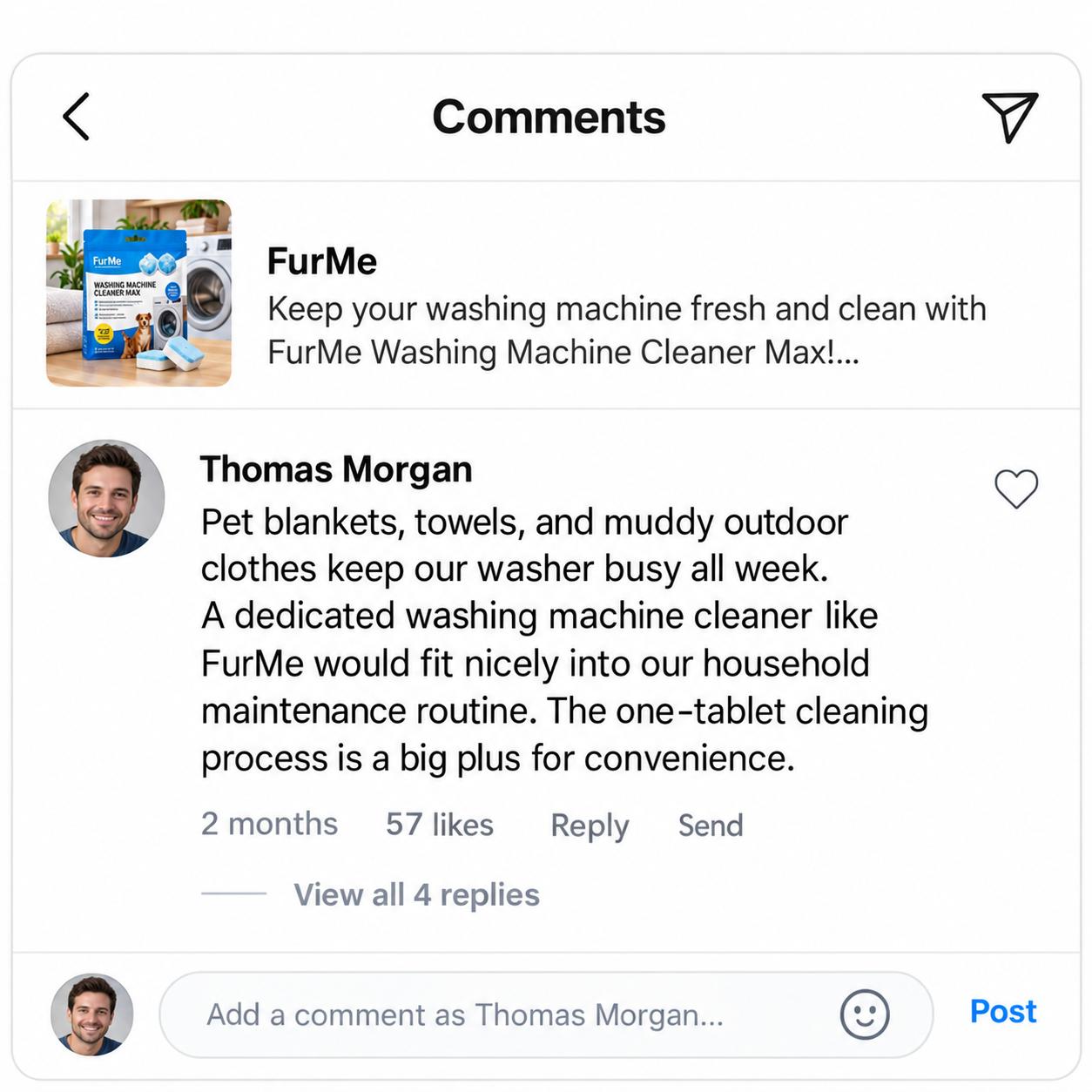 FurMe Washing Machine Cleaner Customer Reviews