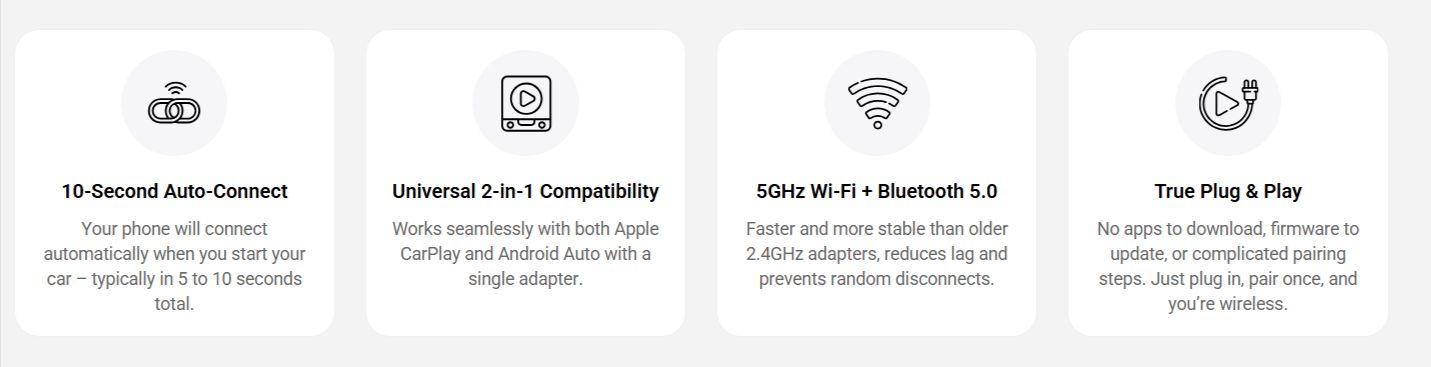 DrivePair Wireless Car Player - Benefits