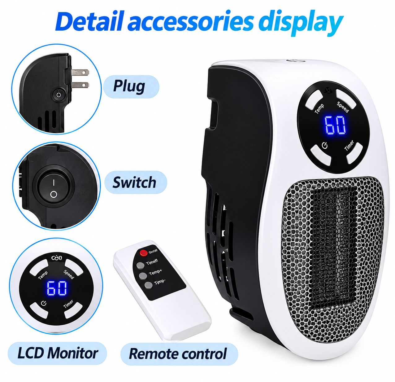 GoGo Portable Heater-features