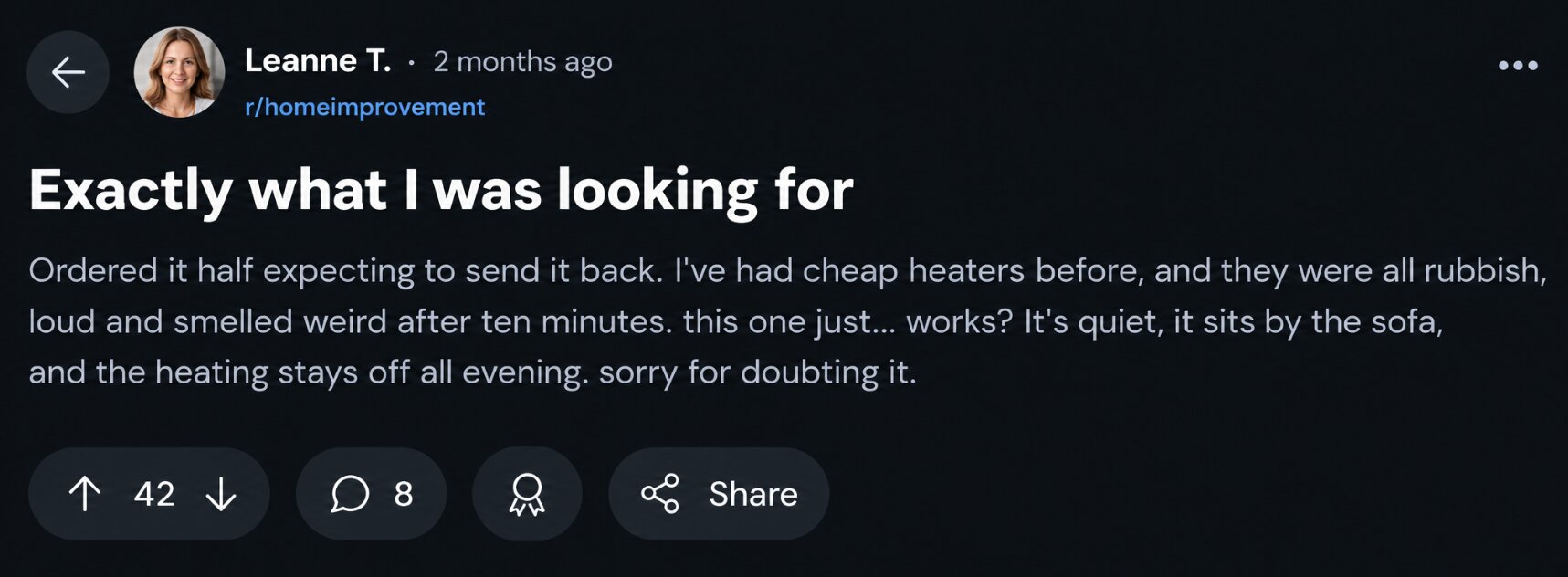Heatomi PTC Heater Customer 3