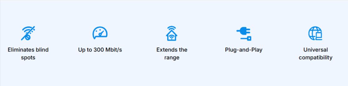 NetBoost Pro Wifi Extender - benefits