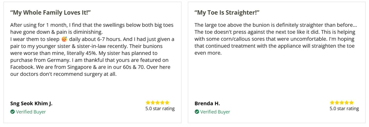 Treatmedy Bunion Fix - customer reviews
