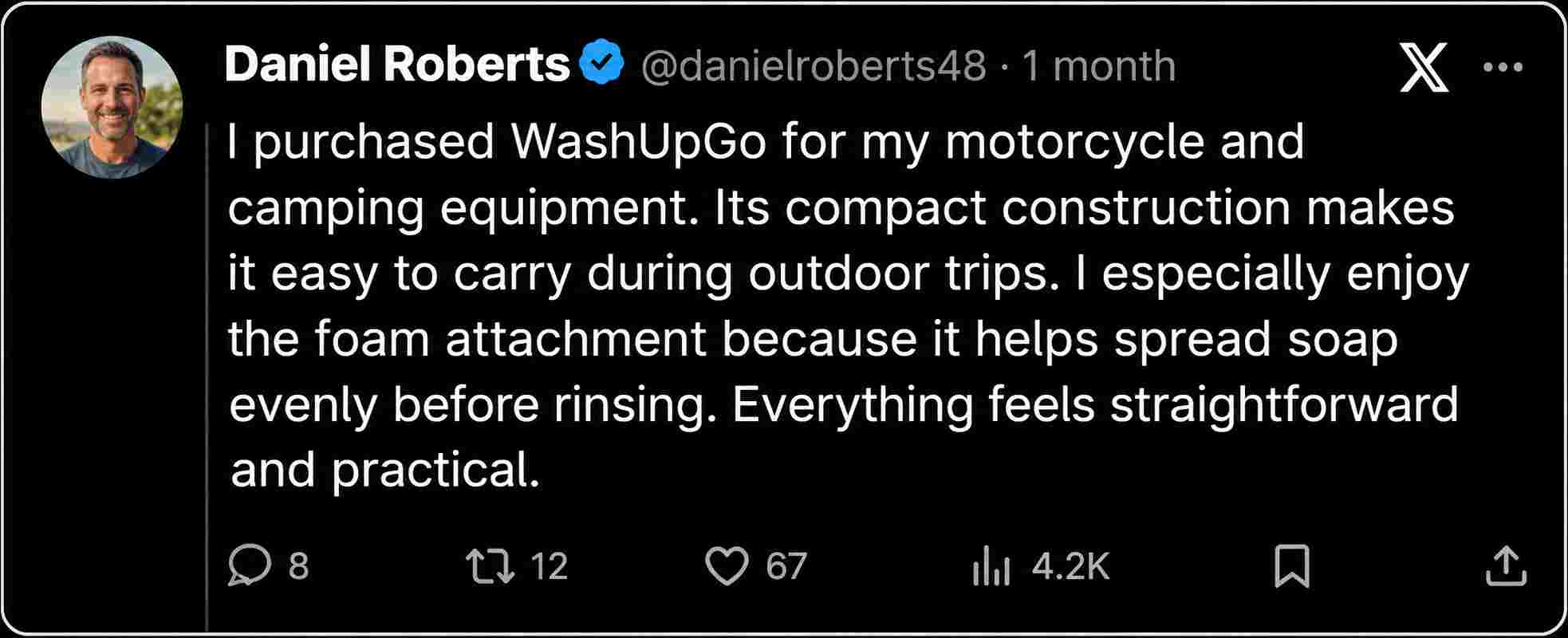 WashUpGo Customer Reviews