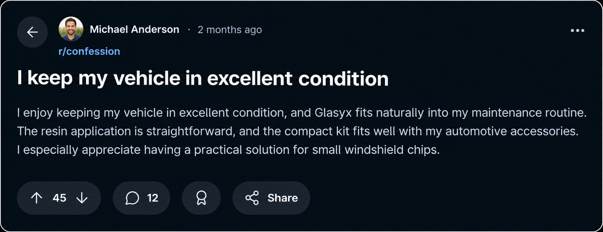 Glasyx Glass Crack Repair Kit Customer Reviews