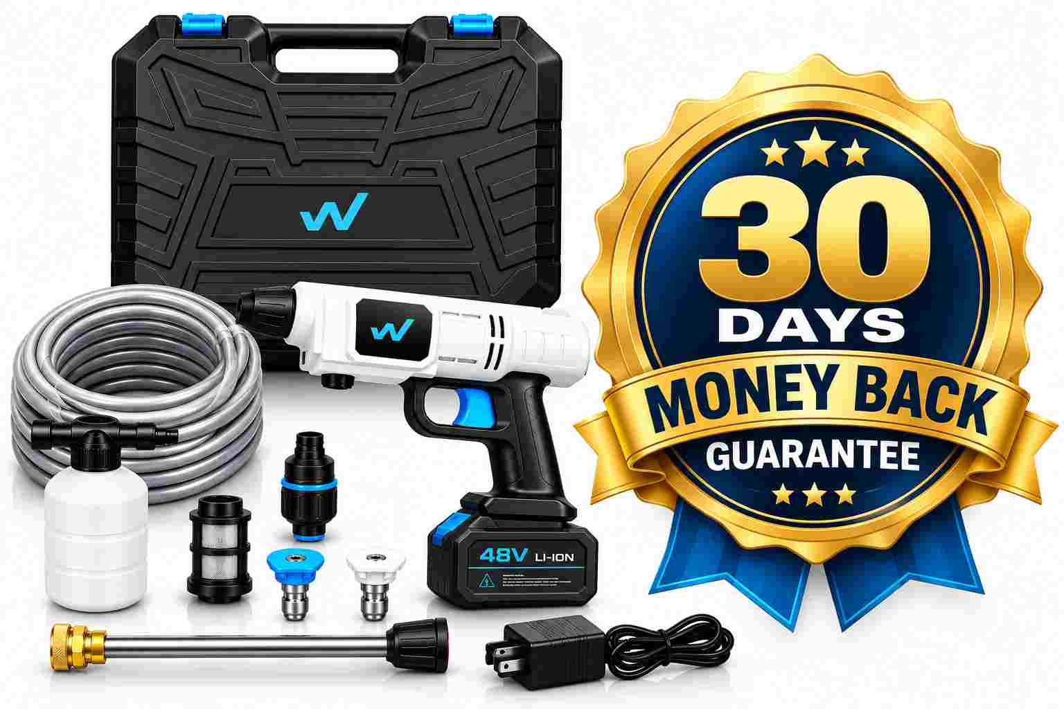 WashUpGo Money back guarantee