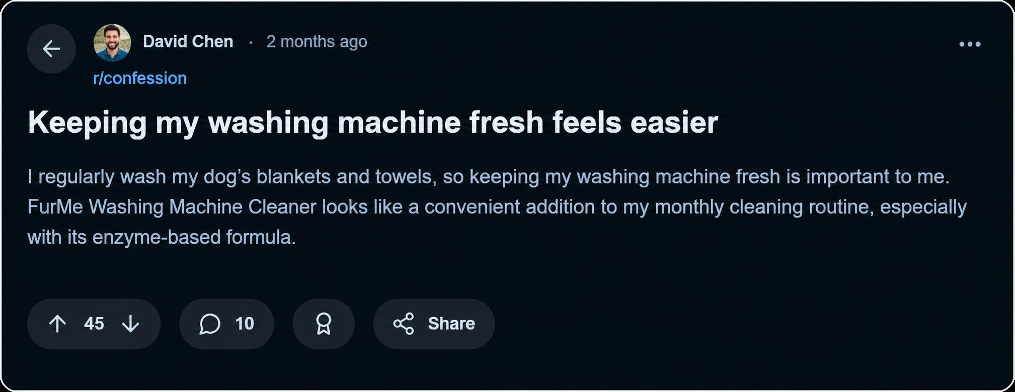 FurMe Washing Machine Cleaner Customer Reviews