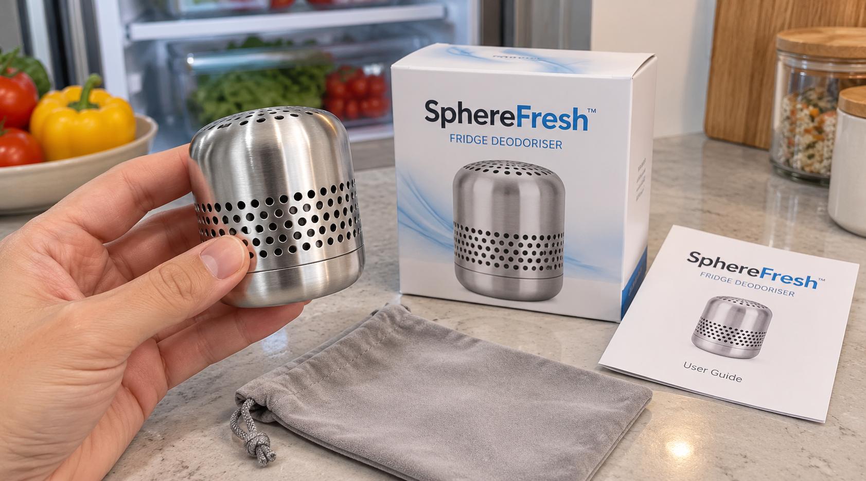 SphereFresh Fridge Deodoriser Unboxing